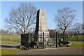 NS3974 : War memorial in Levengrove Park by Lairich Rig