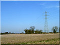 Power line north of Dagnets Lane