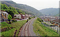 Site of Cwm station Ebbw Vale line, 1990