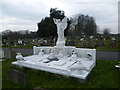 Lincoln monument in Bandon Hill Cemetery