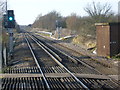 View from the foot crossing at Teynham station