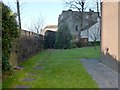 NS3975 : Dumbarton Parish Churchyard: south-west corner by Lairich Rig
