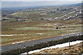 Tractor on a large landscape at Dove Head