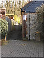 Entrance to Public Footpath off Workhouse Lane