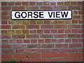 Gorse View sign