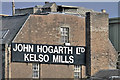 NT7233 : John Hogarth Ltd sign at Kelso by Walter Baxter