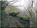 Rocks next to the Calderdale Way