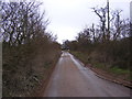 TM4677 : Road near Wangford Landfill site by Geographer