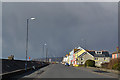 Borth north end; sunshine and snow showers