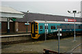 SH3735 : Arriva Train at Pwllheli, Gwynedd by Peter Trimming
