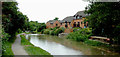 Housing and canal in Stratford-upon- Avon, Warwickshire