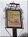 The Gaydon Inn (2) - sign, Banbury Road, Gaydon