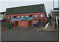 Back of the Firhill Centre - recycling point