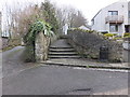 Footpath steps in Tweedmouth