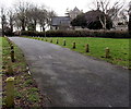 Path past Horfield Parish Church, Bristol