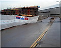 Part of a Taylor Wimpey building site in Rodney Road, Newport