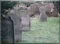 SE2860 : The graveyard at Ripley Church by Dave Pickersgill