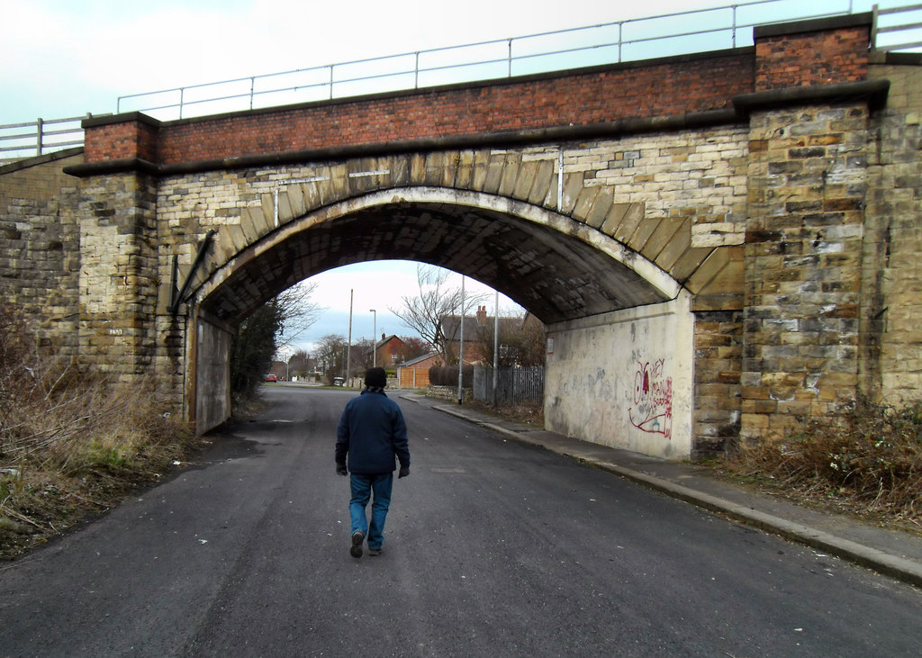 Doncaster Road Railway Bridge... © derek dye :: Geograph Britain and ...