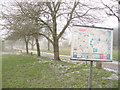 Nonsuch Park - Stoneleigh Entrance Pathway