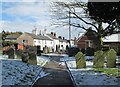 Lutterworth churchyard and Church Street