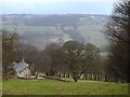 Derwent valley view from path above Tinkersley