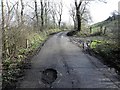 Large pothole, Glenaness Road