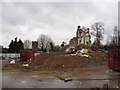 Demolition at the Princess Royal Hospital, Haywards Heath