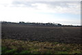 Ploughed field by the Elham Valley Way