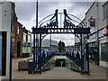 Entrance to Stourbridge Town railway station