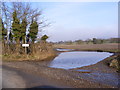 TM4367 : Black Slough Bridleway to Mill Road by Geographer