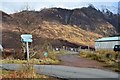 Signposts by the Gleann Lichd track