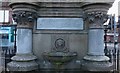 NS3980 : Smollett Fountain: detail by Lairich Rig