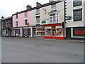 Row of shops on A5