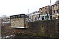 Holmfirth - Market Square and Hanging Bus Shelter