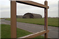 Missing noticeboard and aircraft hangar, Upper Heyford