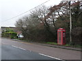 Burton: telephone box on Stoney Lane