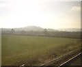 Fields north of Stonehouse, from the train