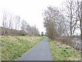 Cycle track beside the River Ribble