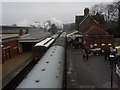 Sheffield Park Station - the departure of the 15:15 to East Grinstead