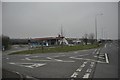 SX2480 : North Cornwall : Petrol Station & Road Junction by Lewis Clarke