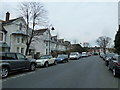 Looking east-north-east along Campbell Road