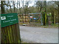 Footpath off Bedfield Lane in Headbourne Worthy