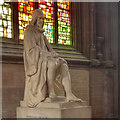SJ8398 : Statue of Humphrey Chetham, Manchester Cathedral by David Dixon
