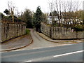 Housing access lane from Park Road, Aberkenfig