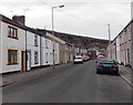 Housing variety on the south side of Dunraven Street, Aberkenfig