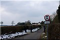 Closed road to White End Park Farm