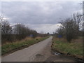 Moor Lane towards the former level crossing