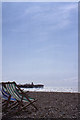 TQ3003 : Brighton beach and Palace Pier by Christopher Hilton