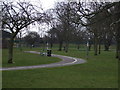 Path through recreation ground, Grimsby