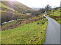 Looking up the valley towards Gweirglodd-gilfach